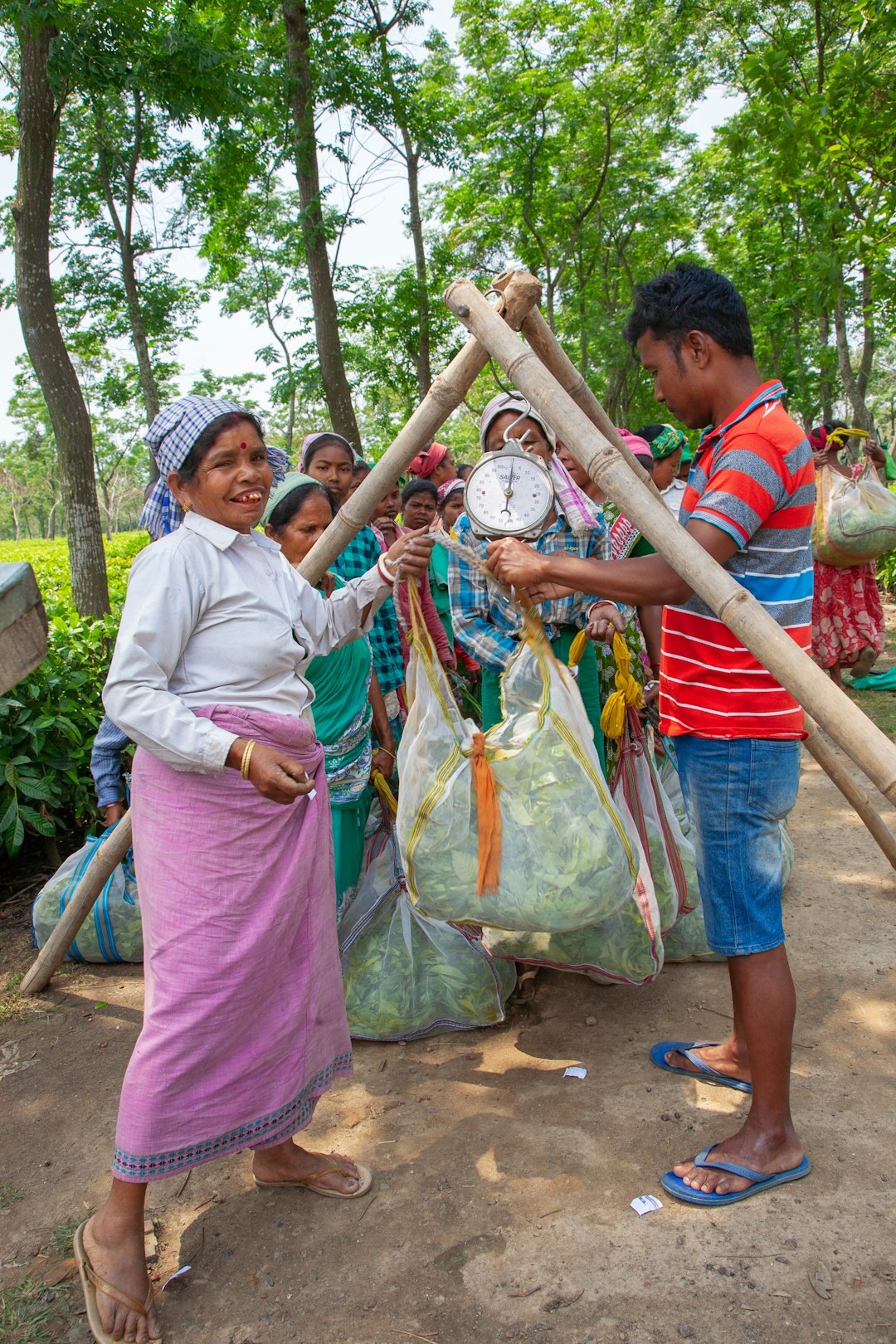 woman in rural community