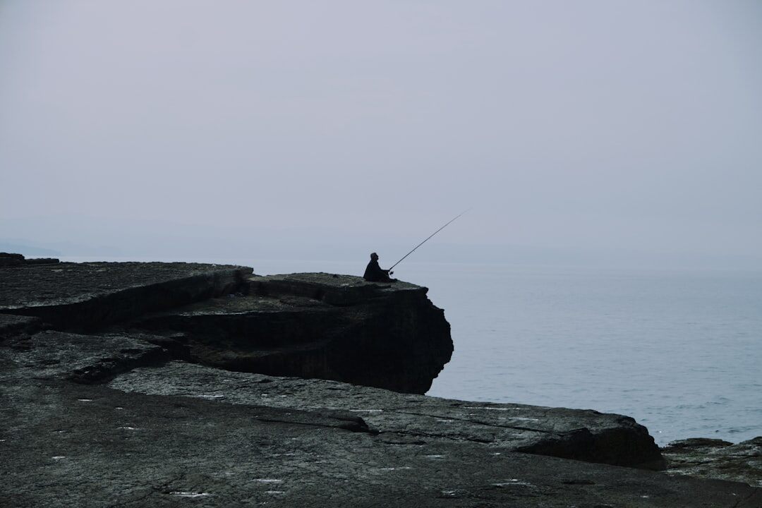 fisherman by sea