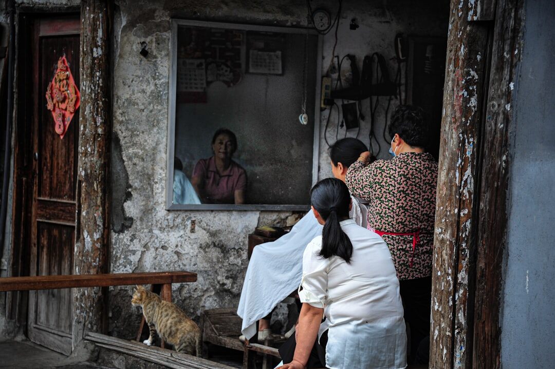 woman in small shop